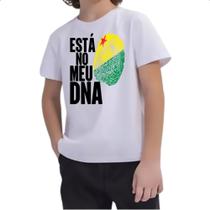 Camiseta Infantil Esta no meu DNA Acre Camiseta Infantil Esta no meu DNA Acre