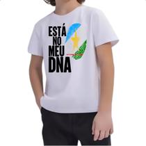 Camiseta Infantil Esta no meu DNA Roraima