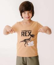 Camiseta Infantil Estampa Dinossauro MR Tam 4 a 10-44739 Camiseta Infantil Estampa Dinossauro MR Tam 4 a 10-44739