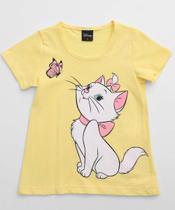 Camiseta Infantil Estampa Marie Disney Tam 1 a 3-66204 Camiseta Infantil Estampa Marie Disney Tam 1 a 3-66204