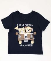 Camiseta Infantil Estampada Manga Curta Mr Tam 1 a 3-32052