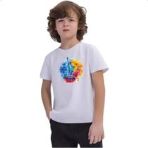 Camiseta Infantil Estatua liberdade watercolor