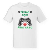Camiseta Infantil Eu não saio... Restarto