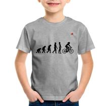 Camiseta Infantil Evolução da Ciclista - Foca na Moda
