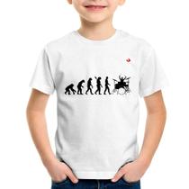 Camiseta Infantil Evolução do Baterista (Bateria) - Foca na Moda