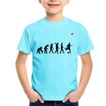 Camiseta Infantil Evolução do Futebolista - Foca na Moda