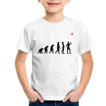 Camiseta Infantil Evolução Fitness - Foca na Moda