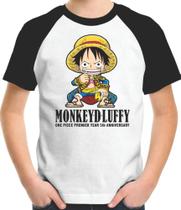 Camiseta Infantil Exclusiva One Piece 25 Anos