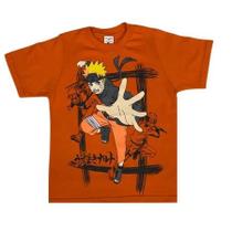Camiseta Infantil Fantasia estampa de Personagens 100% algodão Meninos NARUTO