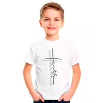 Camiseta Infantil Fé Gospel Católica Religioso 11