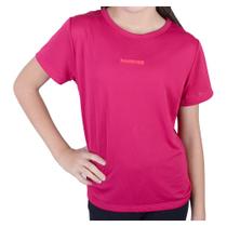 Camiseta Infantil Feminina Brandili Movimento Active Rosa