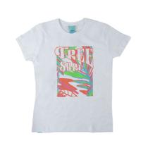 Camiseta Infantil Feminina FreeSurf MC Baby Look Branca - 14