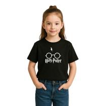 Camiseta Infantil Feminina Harry Potter Algodão Lançamento
