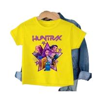 Camiseta Infantil Feminina Kpop Demon Hunters, Camiseta De Desenho Animado Harajuku, Top De Verão