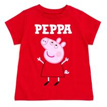 Camiseta Infantil Feminina Peppa Pig Combinação para Família 4T Camiseta Infantil Feminina Peppa Pig Combinação para Família 4T