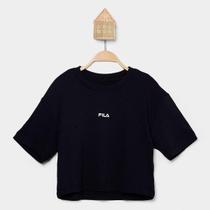 Camiseta Infantil Fila Essentials Canelada Menina