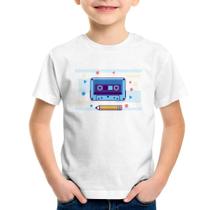 Camiseta Infantil Fita Cassete - Foca na Moda