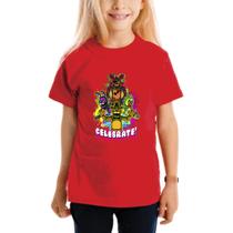 Camiseta Infantil Five Filme Night Movie Fnaf 100% Algodão