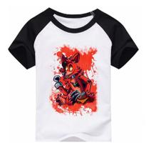 Camiseta Infantil Five Nights At Freddys Fnaf Foxy - Culpa Do Lag