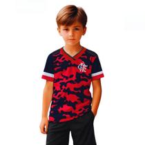 Camiseta Infantil Flamengo Camuflada Oficial