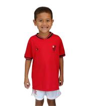 Camiseta Infantil Flamengo Vermelha Oficial - Torcida Baby