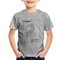 Camiseta Infantil Fliperama - Foca na Moda