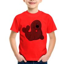 Camiseta Infantil Foca Feliz - Foca na Moda