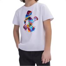 Camiseta Infantil Forca em cores Camiseta Infantil Forca em cores