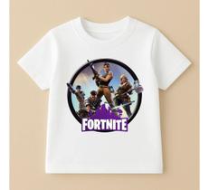 Camiseta Infantil Fortnite 100% Algodao Modelo 3