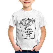 Camiseta Infantil Fries Before Guys - Foca na Moda