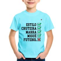 Camiseta Infantil Futebol que é bom, nada - Foca na Moda