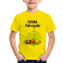 Camiseta Infantil Futura Advogada - Foca na Moda