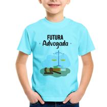 Camiseta Infantil Futura Advogada - Foca na Moda