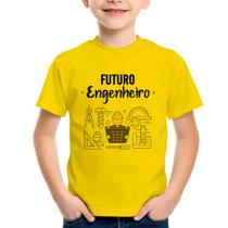 Camiseta Infantil Futuro Engenheiro - Foca na Moda