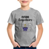 Camiseta Infantil Futuro Engenheiro - Foca na Moda