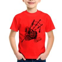 Camiseta Infantil Gaita de Foles - Foca na Moda