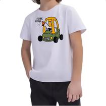 Camiseta Infantil Ganso motorista