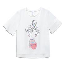 Camiseta Infantil GAP Monkey Purse Feminina