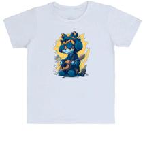 Camiseta Infantil Gato hippie