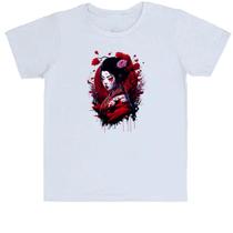 Camiseta Infantil Geisha dark magic splash Camiseta Infantil Geisha dark magic splash