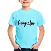Camiseta Infantil Geografia por amor - Foca na Moda