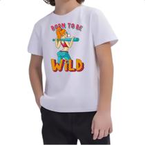 Camiseta Infantil Girl Born to be wild