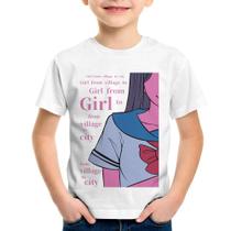 Camiseta Infantil Girl From Village To City - Foca na Moda