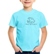 Camiseta Infantil Girls bite back - Foca na Moda