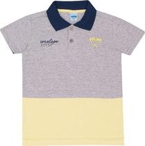 Camiseta Infantil Gola Polo Mescla Serelepe 5113 Camiseta Infantil Gola Polo Mescla Serelepe 5113