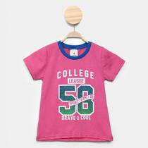 Camiseta Infantil Gonew College League Menina