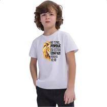 Camiseta Infantil Gospel Isaias 41.10