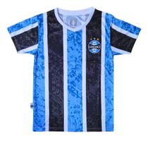 Camiseta Infantil Grêmio Listrada Tricolor Oficial