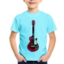 Camiseta Infantil Guitar Píxel - Foca na Moda