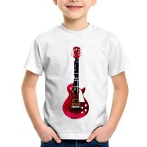 Camiseta Infantil Guitar Píxel - Foca na Moda